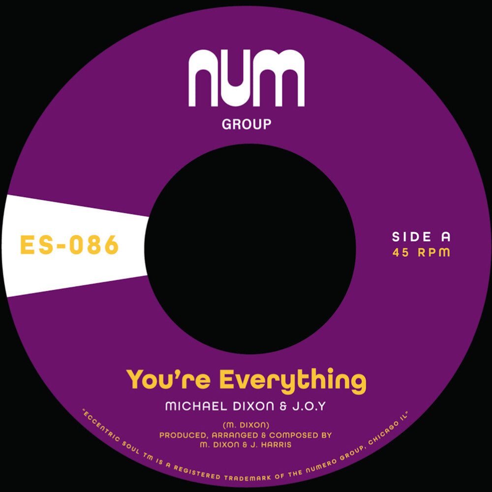 Michael Dixon  A. & J.O.Y. - You're Everything B/W You're All I Need [Colored Vinyl]