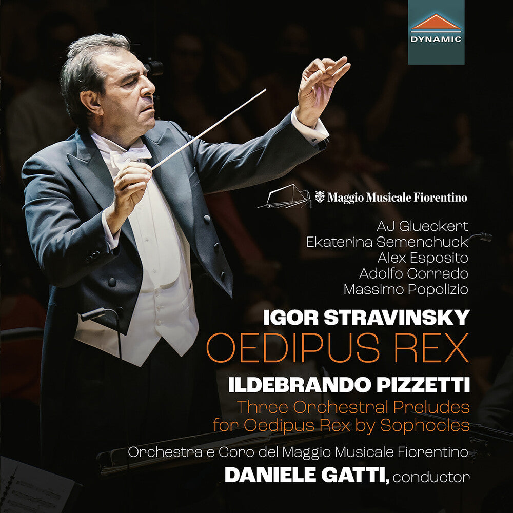 Pizzetti / Stravinsky / Glueckert - Three Orchestral Preludes For Oedipus Rex By [CD]