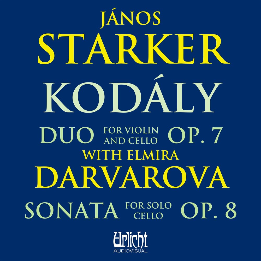 Janos Starker  / Darvarova, Elmira - Janos Starker: Kodaly With Elmira Darvarova [CD]