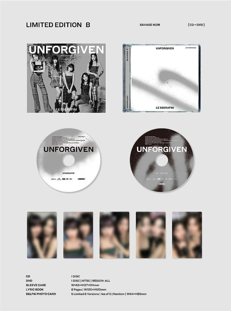 LE SSERAFIM - UNFORGIVEN [Limited Edition B] [CD+DVD]