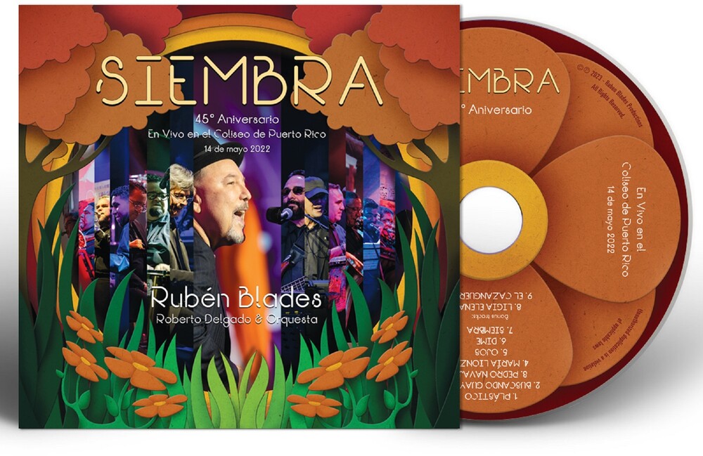 Ruben Blades - Siembra: 45 Aniversario - En Vivo En El Coliseo [CD]