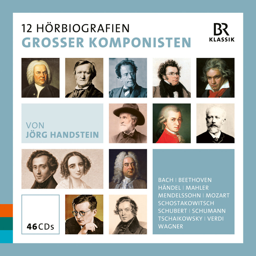 J Bach .S. / Mendelssohn / Munich Radio Orchestra - 12 Hoerbiografien Grosser Komponisten Von Joerg [CD]