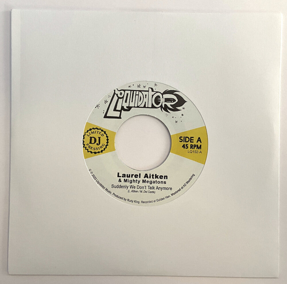 Laurel Aitken  & Mighty Megatons - Suddenly We Don't Talk Anymore B/W Judgement Pon [7" Vinyl]