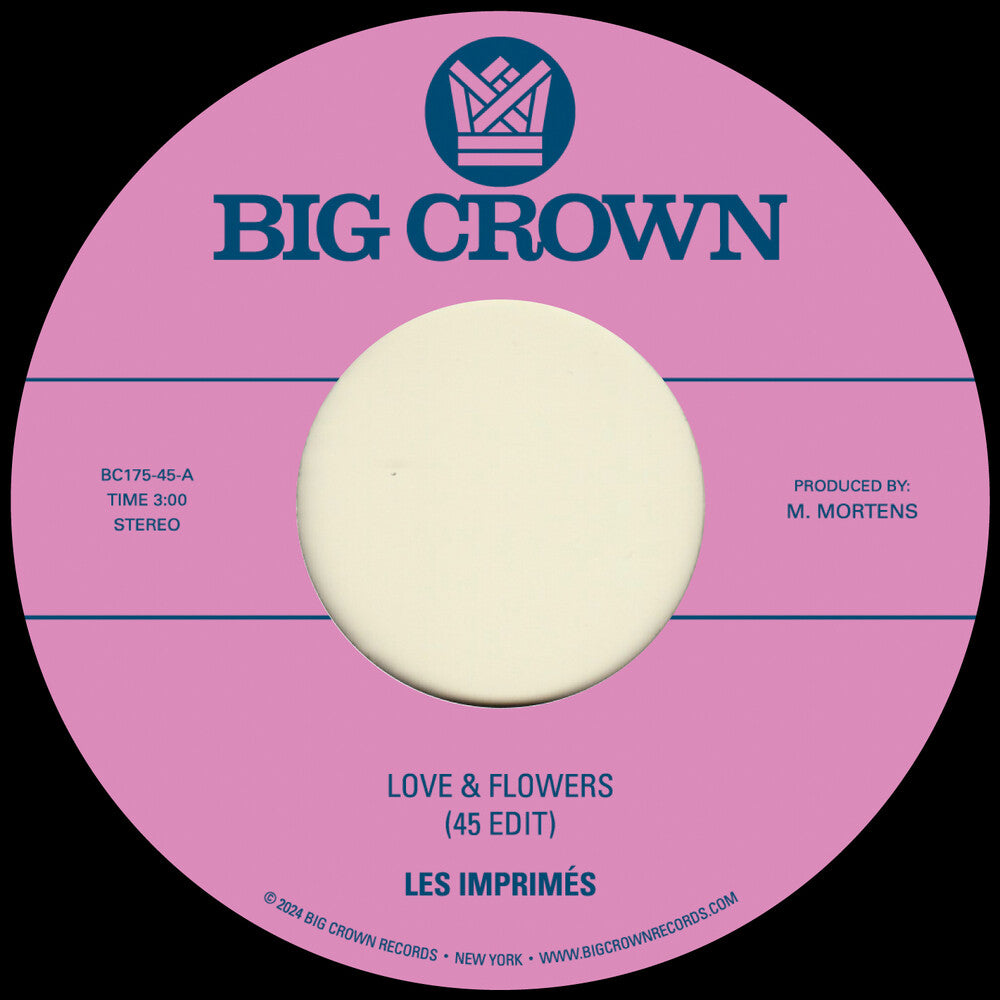 Les Imprimes - Love & Flowers (45 Edit) / You [7" Vinyl]