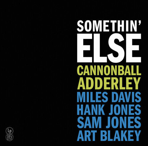 Adderley,cannonball - Somethin Else - Vinyl Record