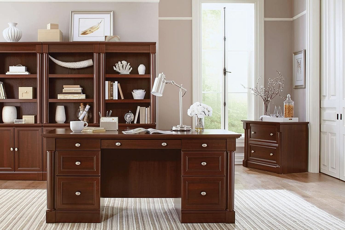 Palladia Lateral File Cabinet 36.81in L Select Cherry