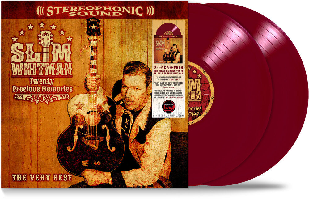 Slim Whitman - 20 Precious Memories - The Very Best [LP] Vinyl Record