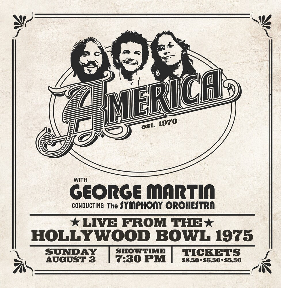 America - Live From The Hollywood Bowl 1975 [LP] Vinyl Record