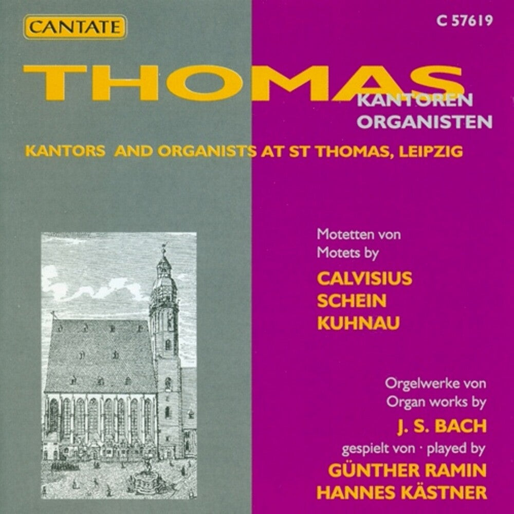 Organists & Cantors At St Thomas Leipzig / Various - Organists & Cantors At St Thomas Leipzig / Various [CD]