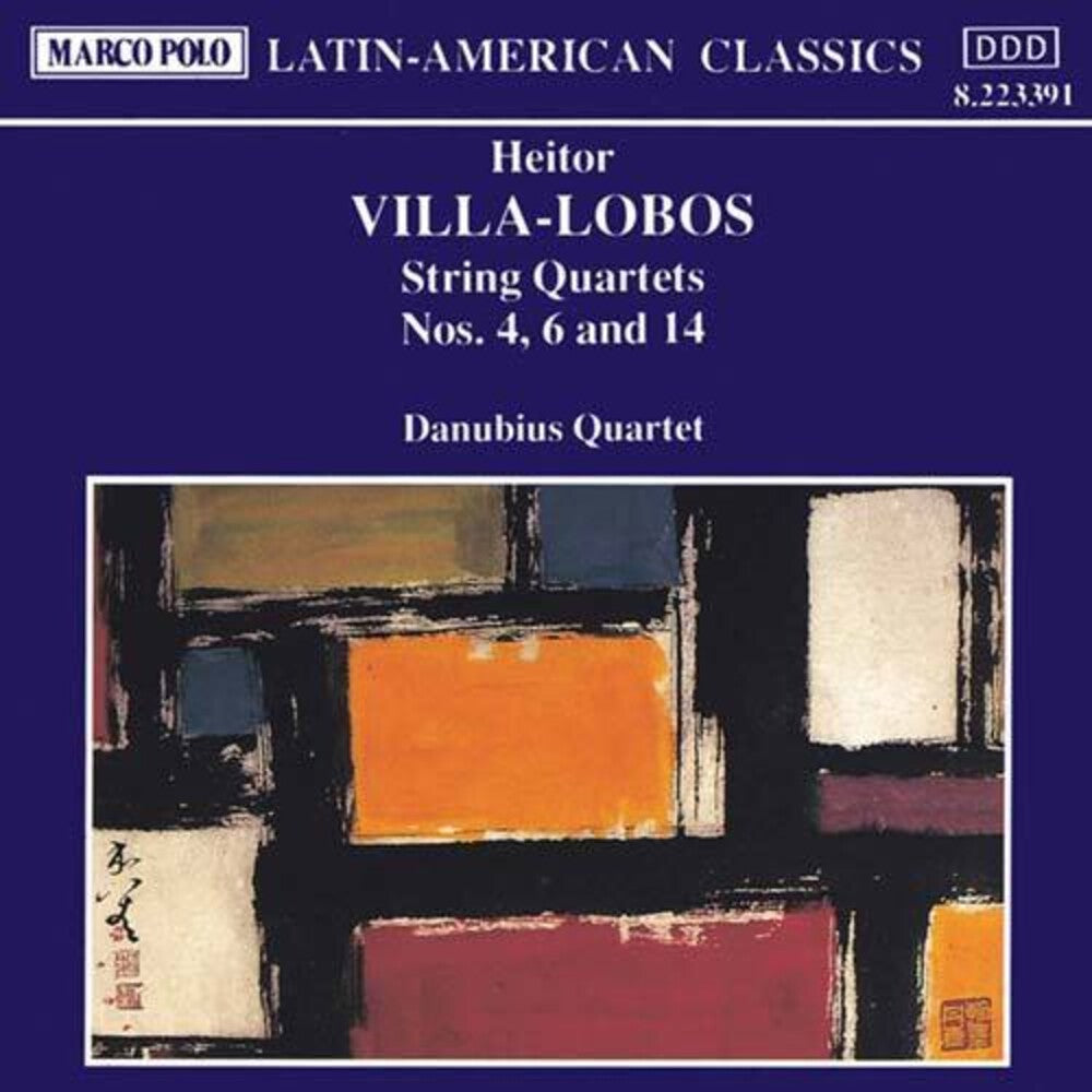 Villa-Lobos / Danubius Quartet - String Quartets 3 [CD]