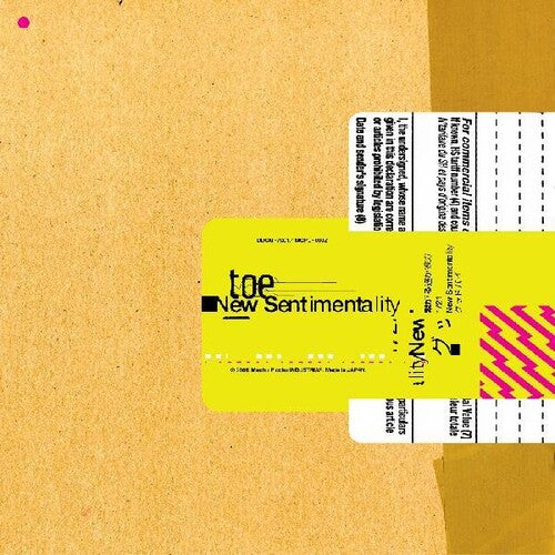 Toe - New Sentimentality - Vinyl Record
