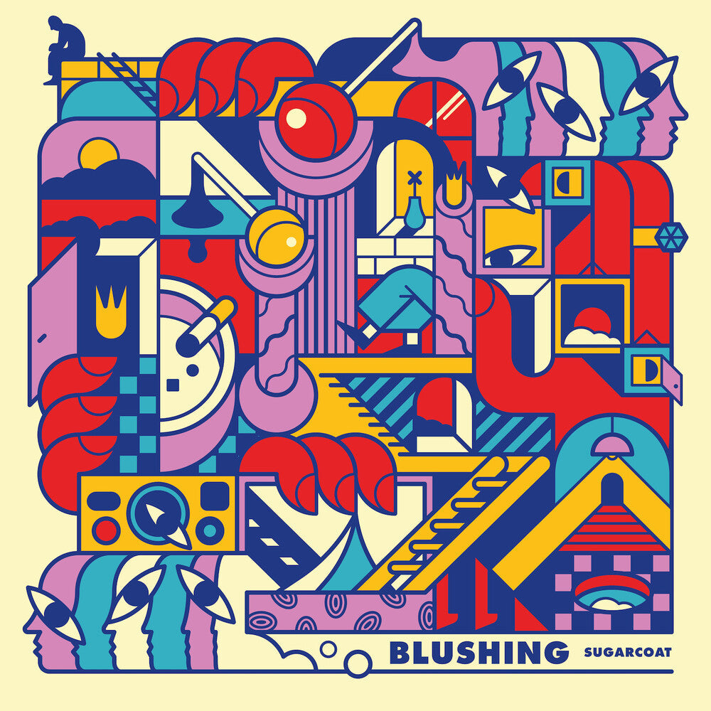 Blushing - Sugarcoat - Red [LP] Vinyl Record