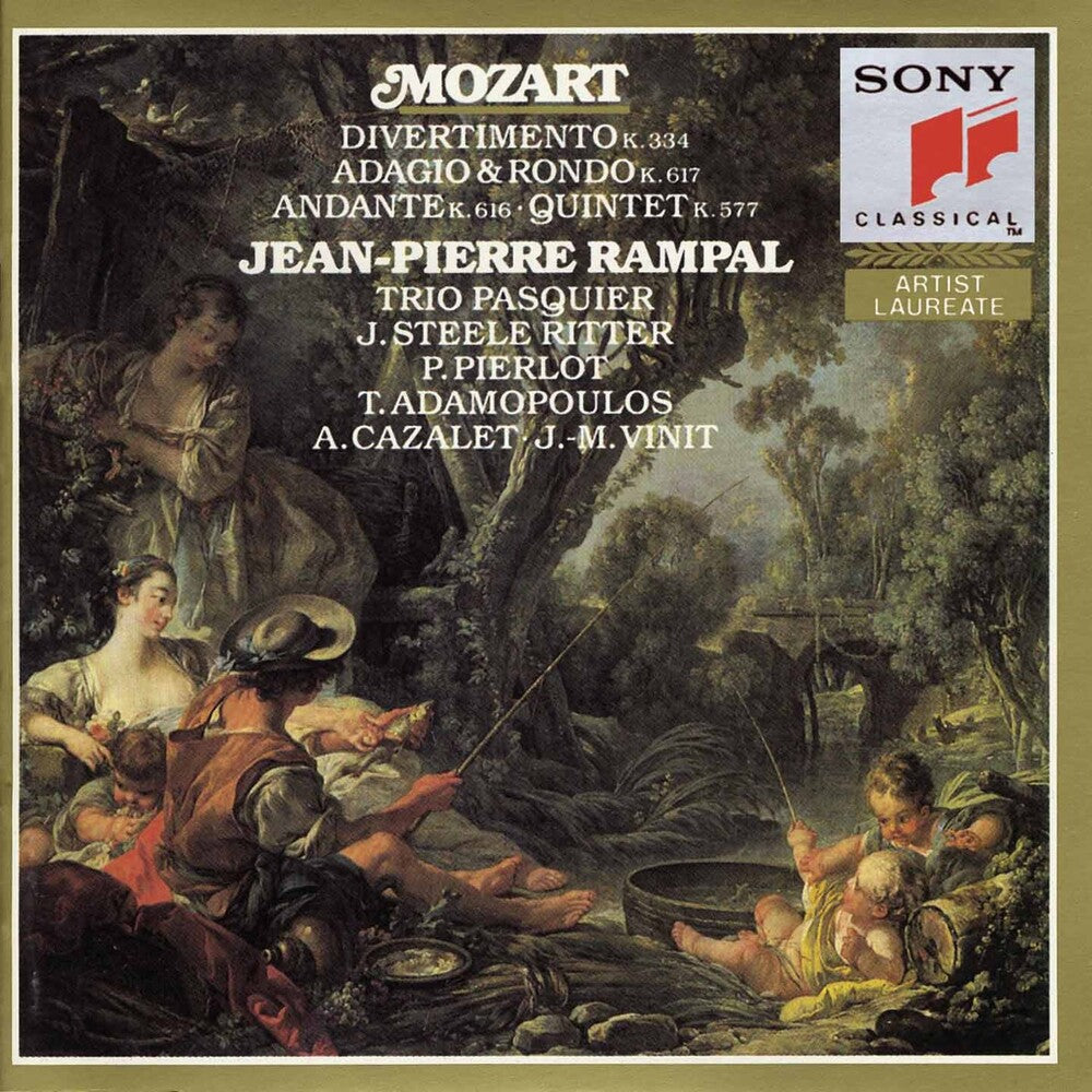 Jean-Pierre Rampal - Mozart: Divertimento, K. 344 - Rampal - Trio Pasquier [CD]