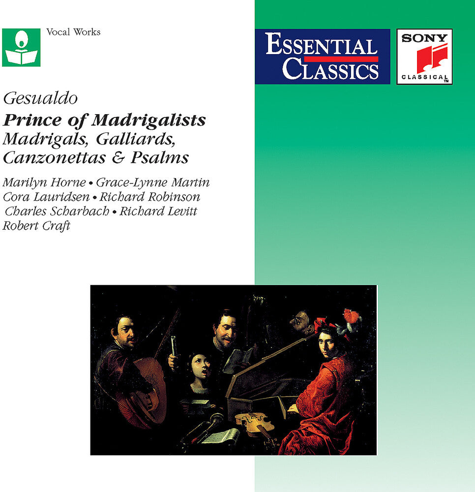 Robert Craft - Prince Of Madrigalists: Madrigals Galliards & [CD]