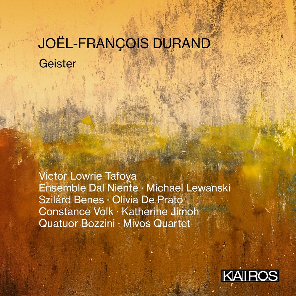 Joel-Francois Durand: Geister / Various - Joel-Francois Durand: Geister / Various [CD]