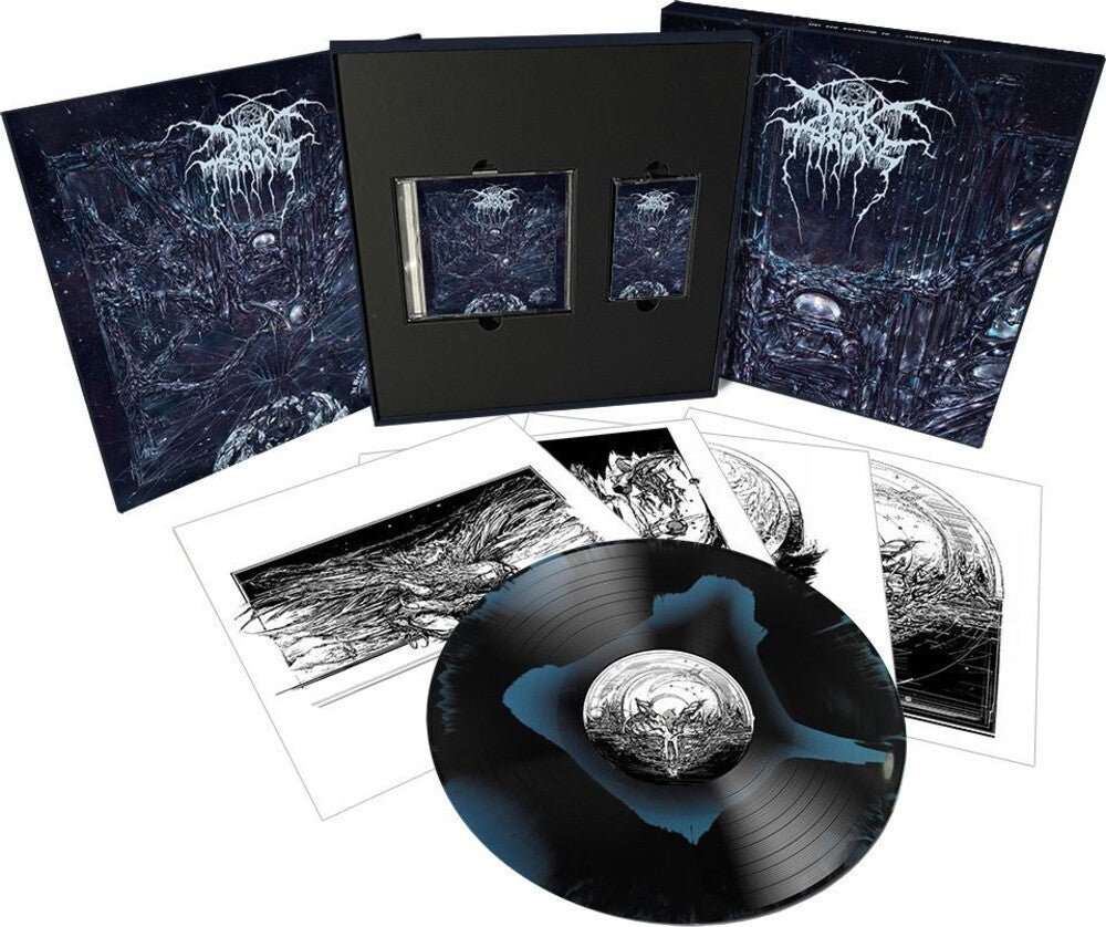 Darkthrone - It Beckons Us All - Deluxe Edition Boxset, 180gm Black & White Marble Vinyl, CD, Cassette & Art Prints [LP] Vinyl Record