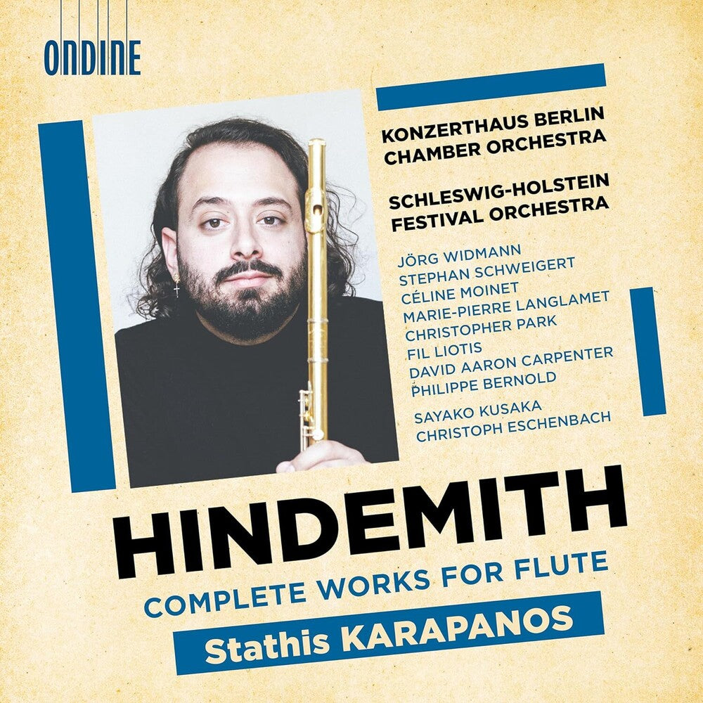 Hindemith / Karapanos / Schweigert - Complete Works For Flute [CD]
