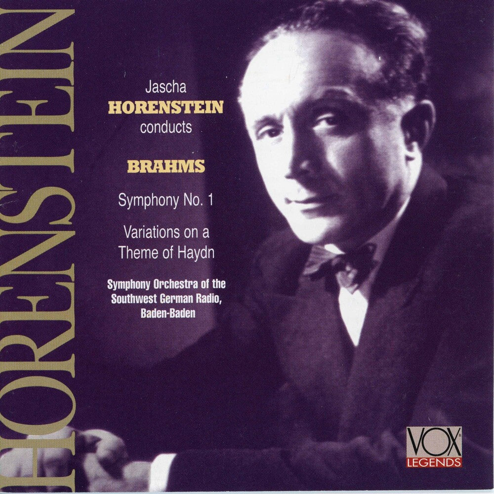 Jascha Horenstein - Horenstein - Brahms:  Symphony No. 1 - Variations On A Theme Of Haydn [CD]