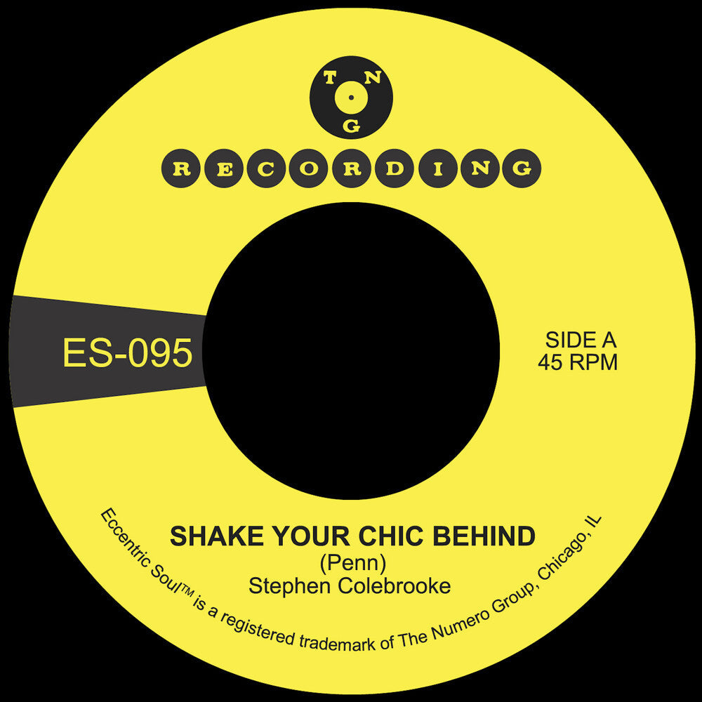 Stephen Colebrooke - Shake Your Chic Behind / Stay Away From Music [7" Vinyl]