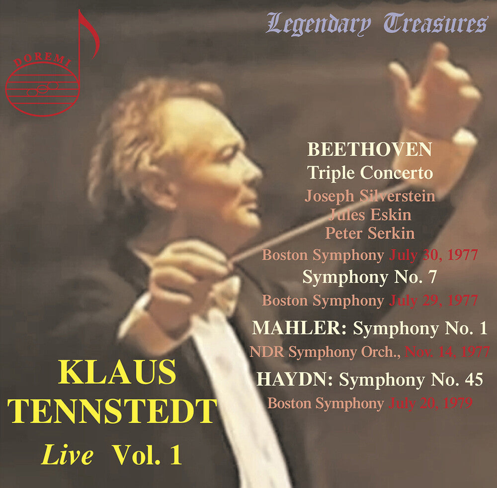 Beethoven, L.V. / Silverstein / Boston Symphony - Klaus Tennstedt Live, Vol. 1 [CD]