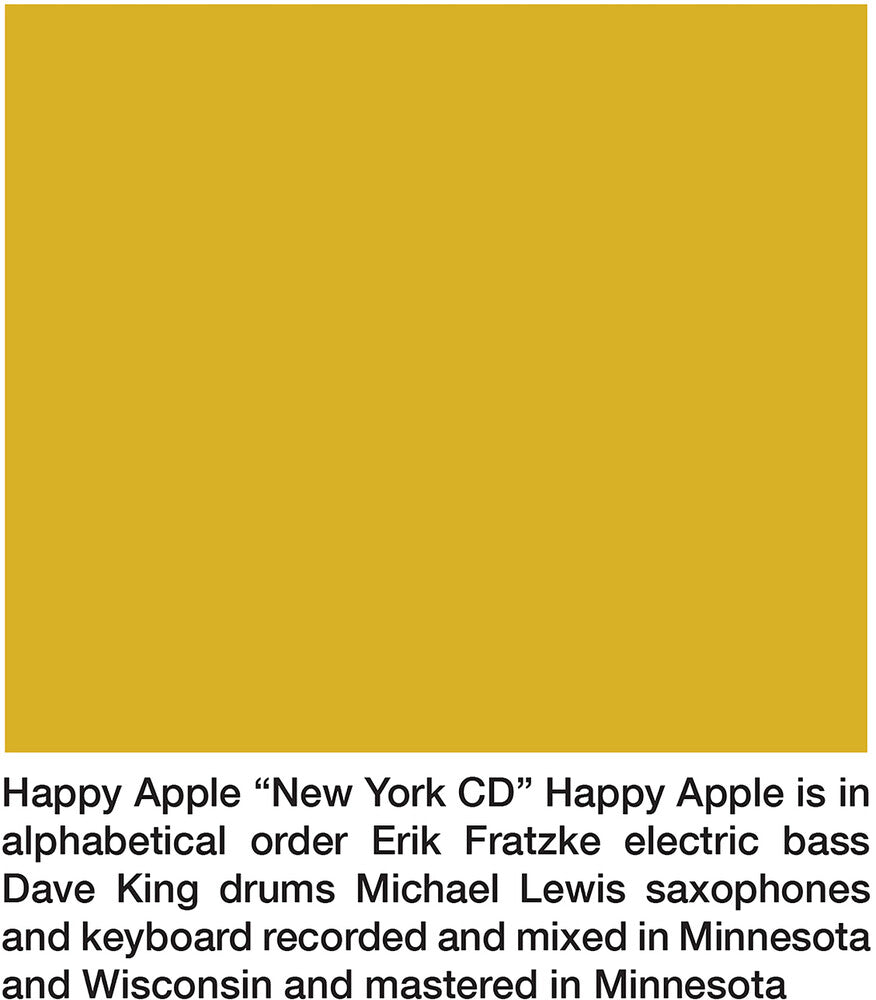 Happy Apple - New York [CD]