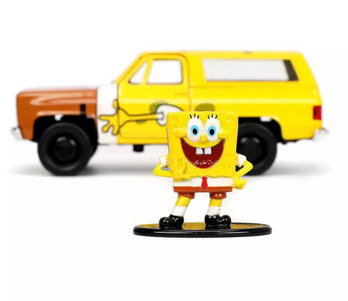 1:32 '80 Chevy Blazer K5 With Sponge Bob Figure - 1:32 '80 Chevy Blazer K5 With Sponge Bob Figure - Collectibles