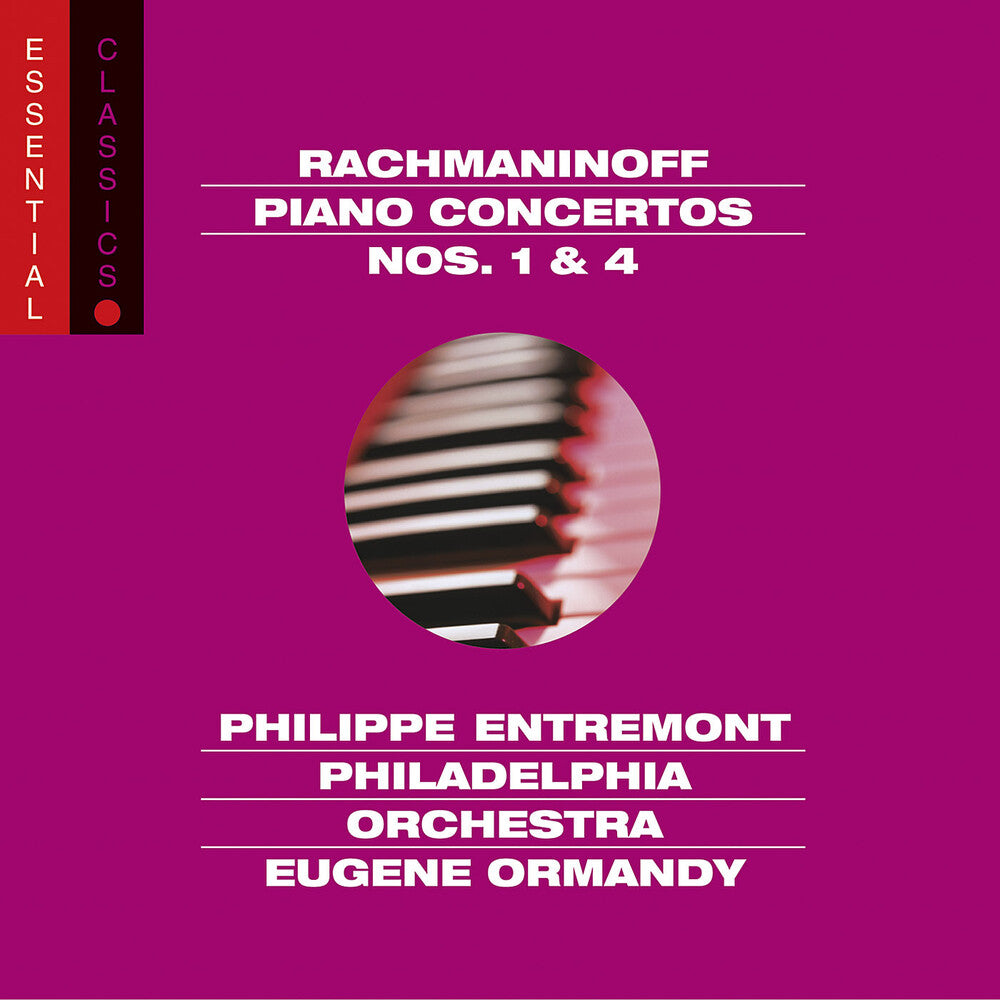 PHILIPPE ENTREMONT - Piano Ctos 1 & 4 / Rhapsody On Theme Of Paganini [CD]