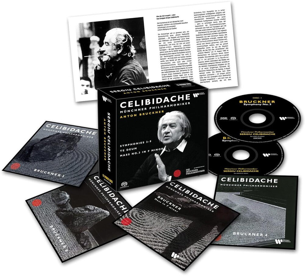 Sergiu Celibidache  / Munchner Philharmoniker - Bruckner Symphonies 3-9 Te Deum Mass 3 [CD]