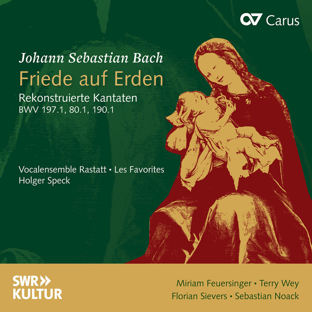 J Bach .S. / Speck / Noack / Vocalensemble Rastatt - Riede Auf Erden - Rekonstruierte Kantaten [CD]