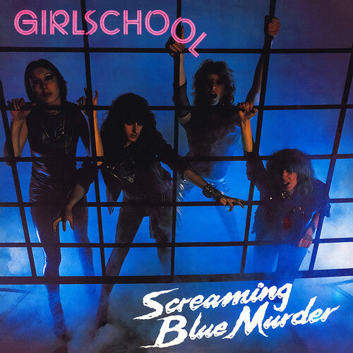 Girlschool - Screaming Blue Murder - Hot Pink - Vinyl Record