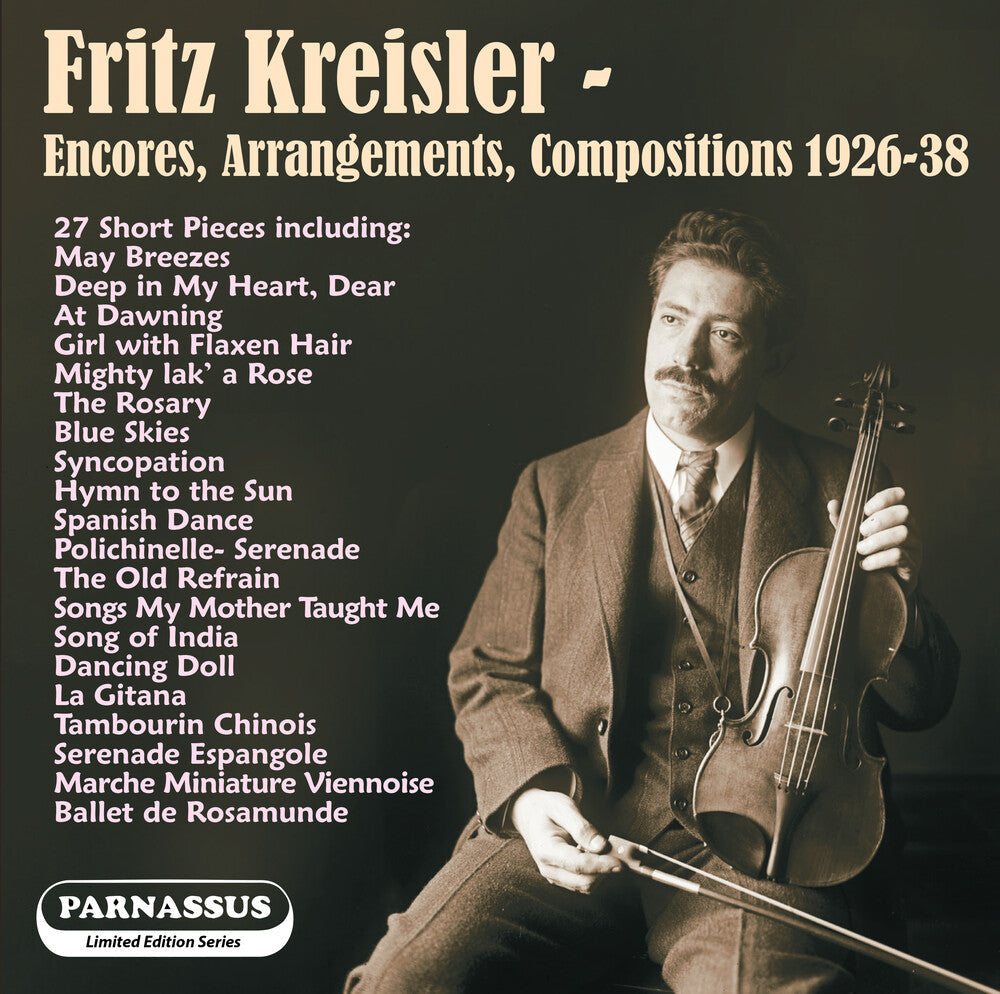Fritz Kreisler  / Sandor,Arpad / Lamson,Carl - Fritz Kreisler: Encores 1926-1938 [CD]