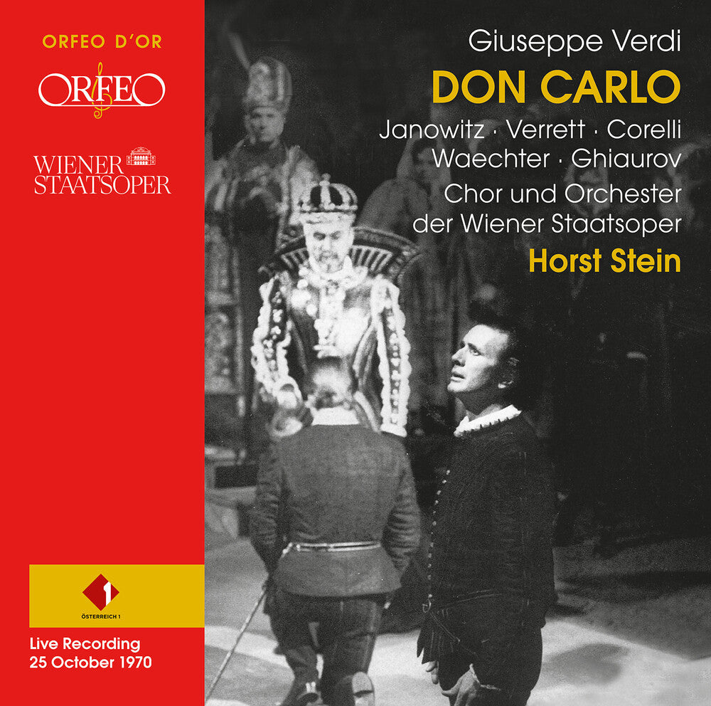 Verdi / Ghiaurov / Orchester Der Wiener Staatsoper - Don Carlo - Live Recording From 1970 [CD]