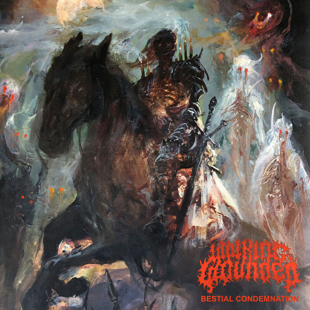 Walking Wounded - Bestial Condemnation [Custom Marble LP] Vinyl Record