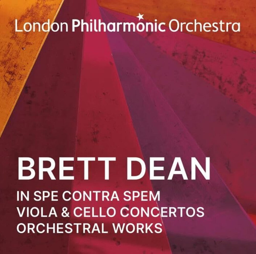 London Philharmonic Orchestra - Brett Dean: In Spe Contra Spem Viola & Cello [CD]