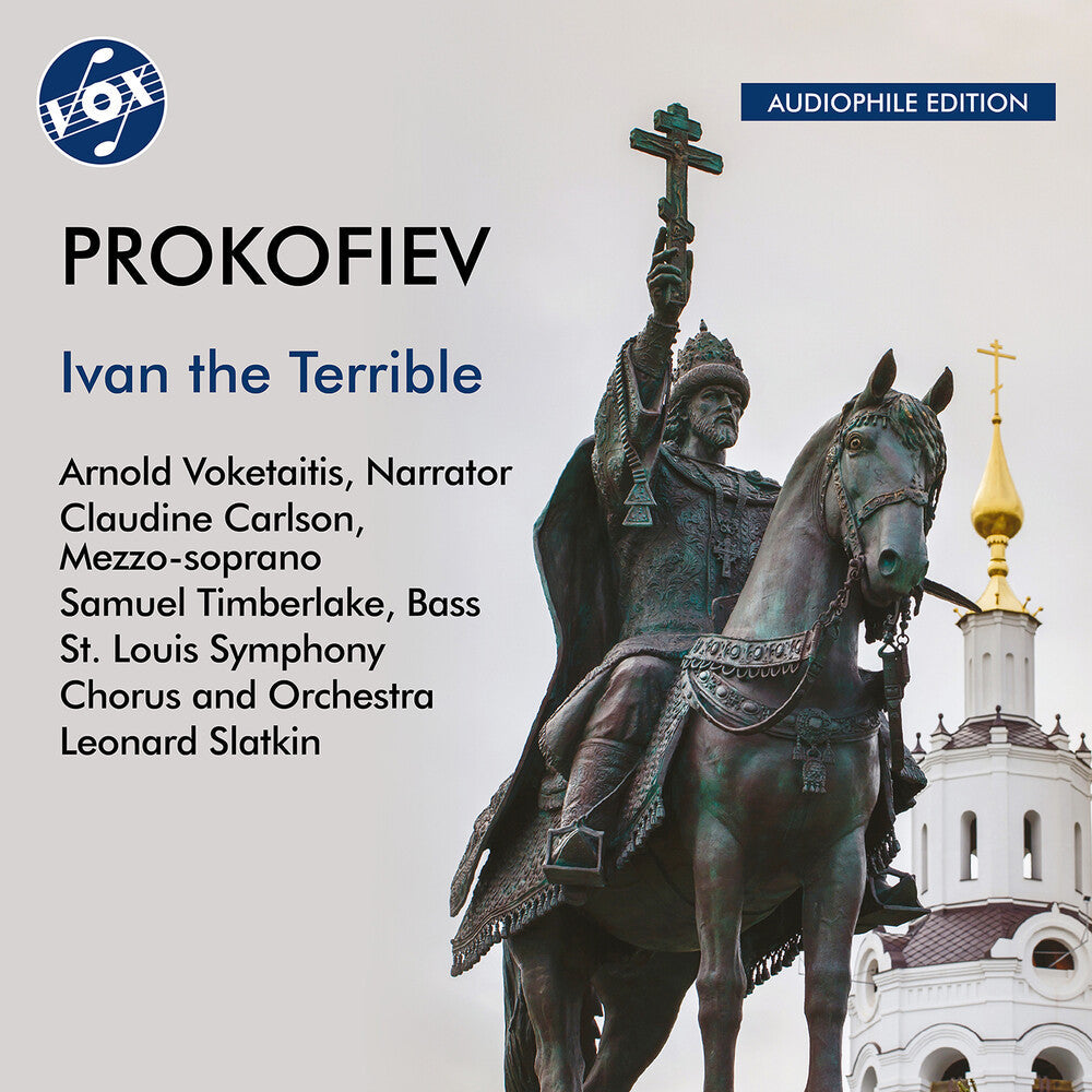 Prokofiev / Voketaitis / Carlson / Slatkin - Ivan The Terrible (Oratorio Arr. Abram Stasevich) [CD]