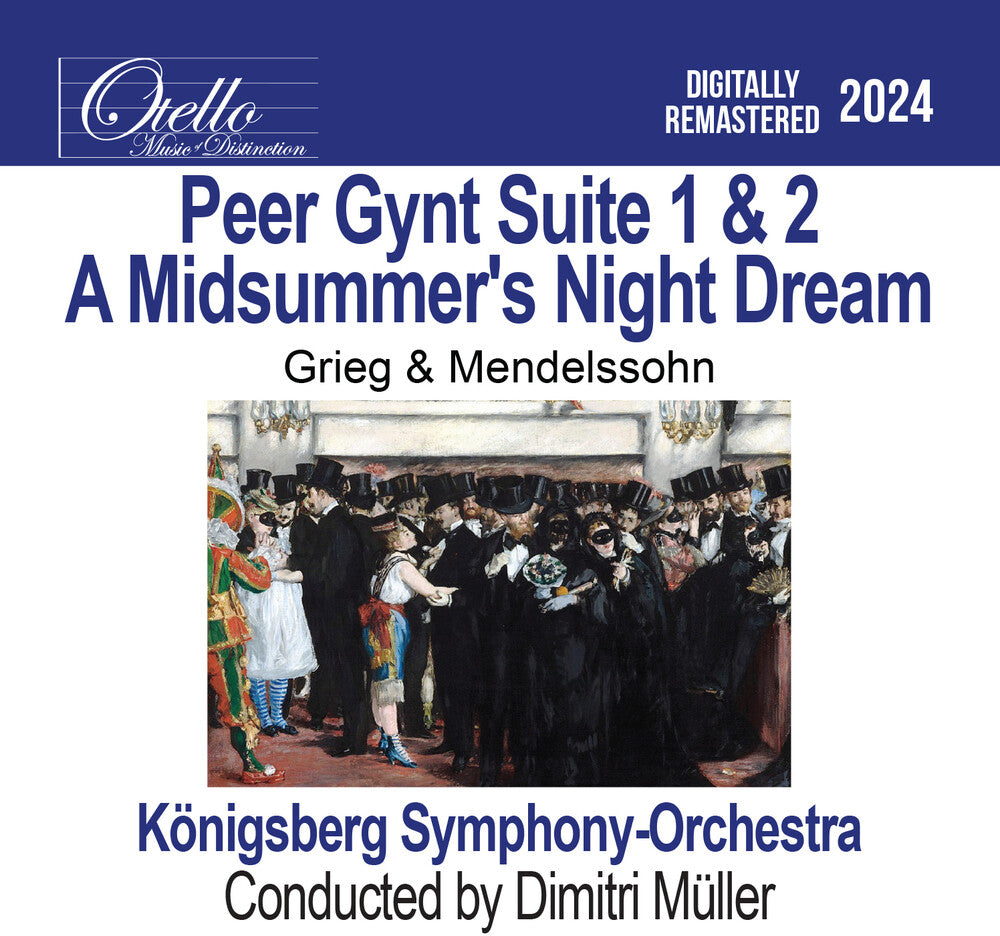 Konigsberg Symphony Orchestra - Peer Gynt Suite 1 & 2 - A Midsummer's Night Dream, Grieg & Mendelssohn [CD]