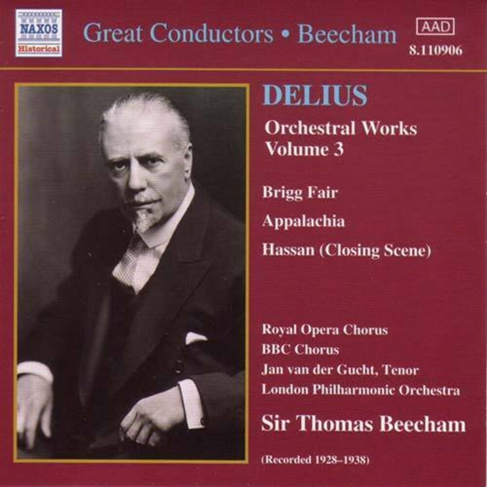 SIR THOMAS BEECHAM - Orchestral Works, Vol.3 [CD]