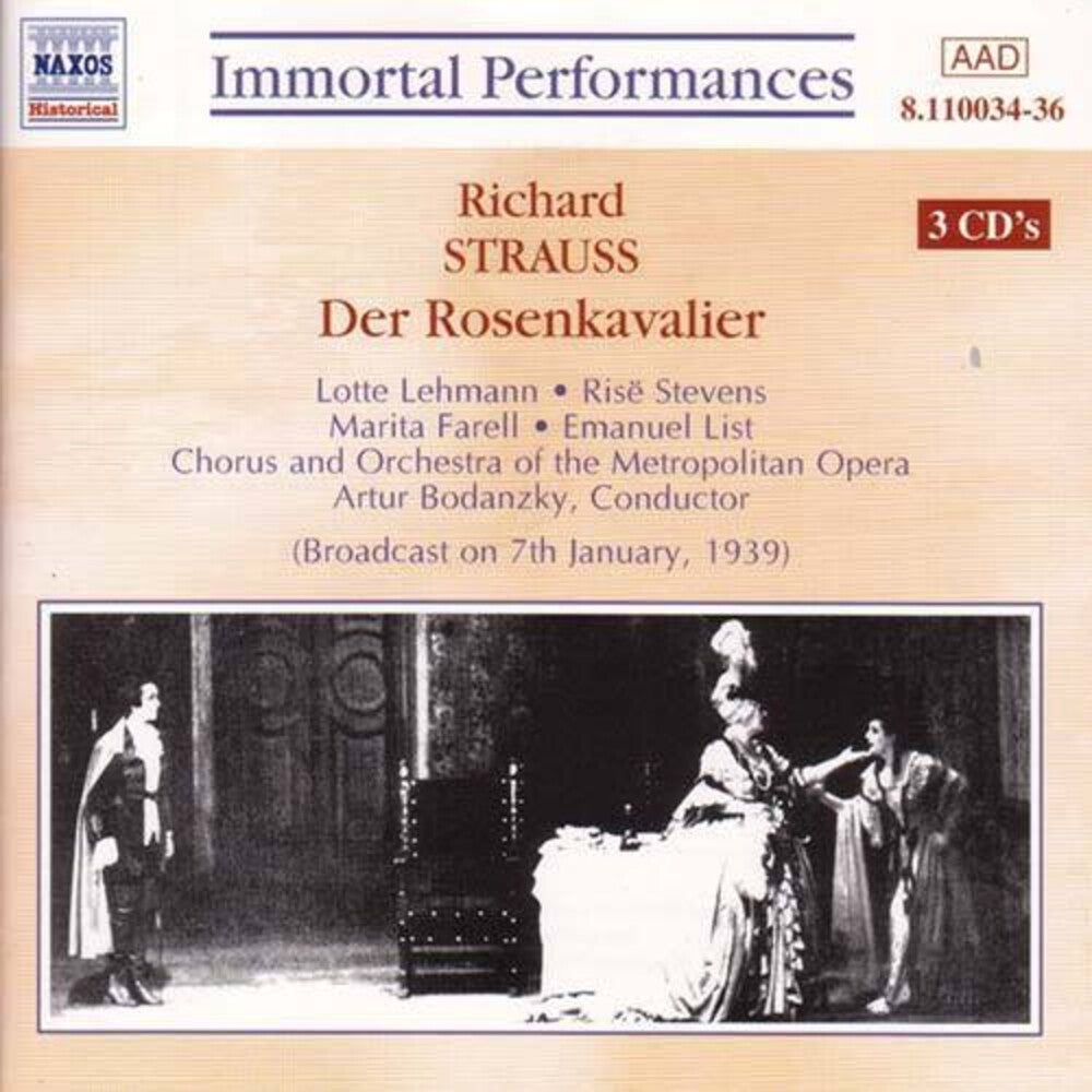 StraussRosenkavalier 1946 Met - Strauss:Rosenkavalier 1946 Met (Arg) [CD]