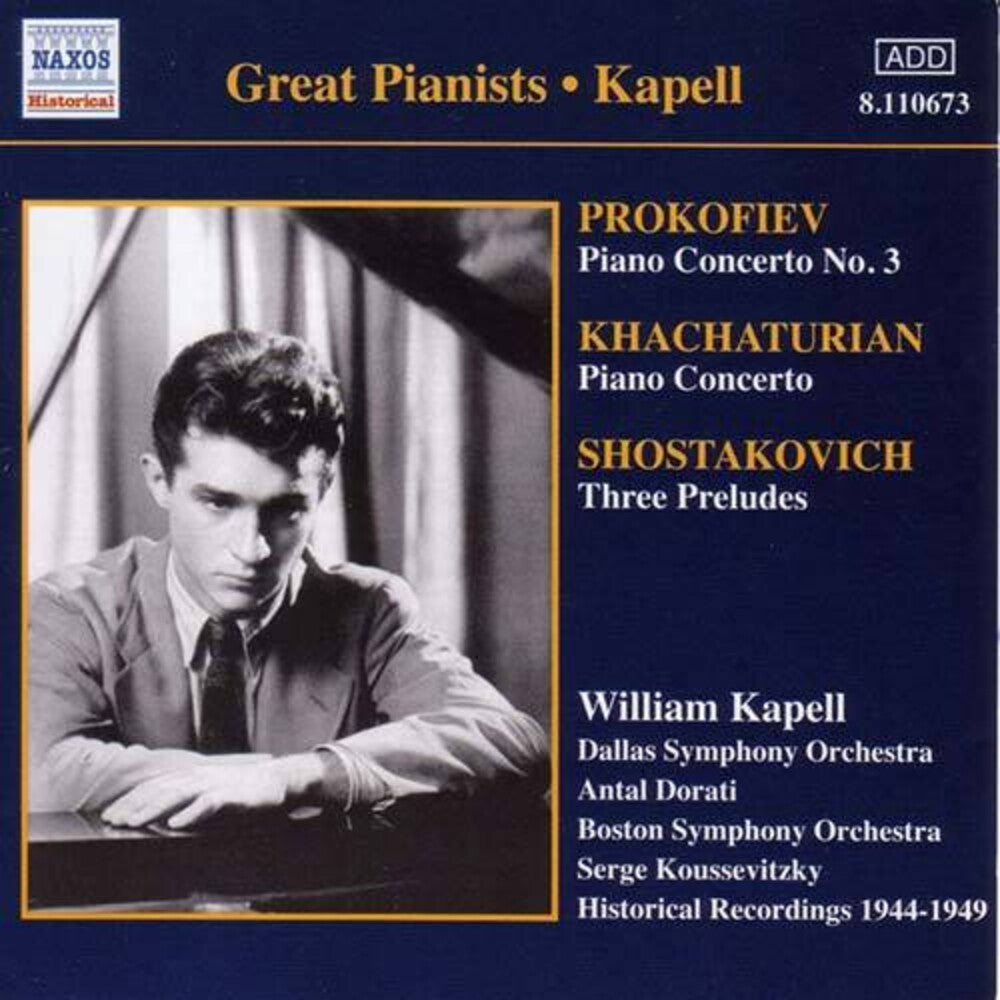 Kapell - Piano Concerto No. 3 in C Major*Op [CD]