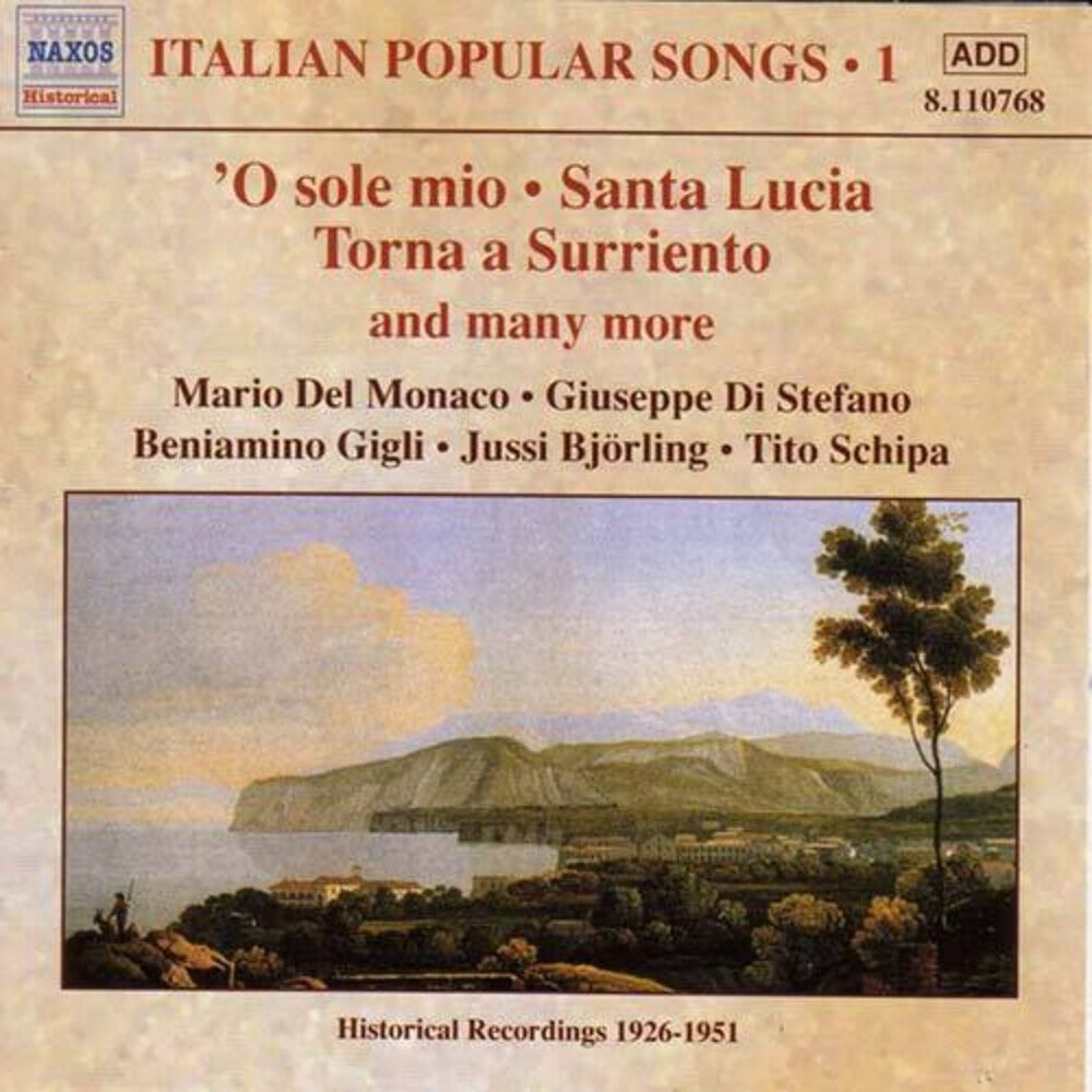 Italian Popular Songs - Vol. 1 [CD]