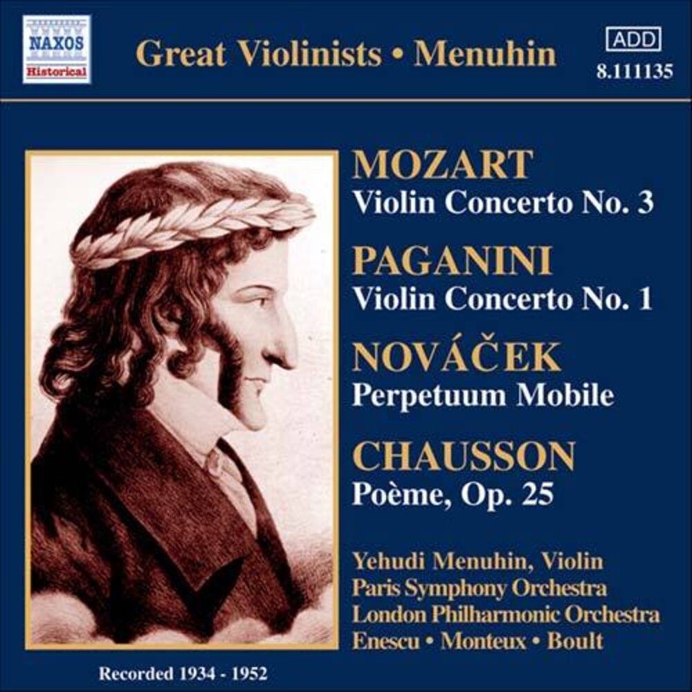 Mozart/Paganini - VN Con 3 [CD]