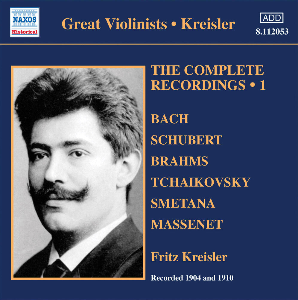 FRITZ KREISLER - Integrale Des Enregistrements Vol. 1 [CD]