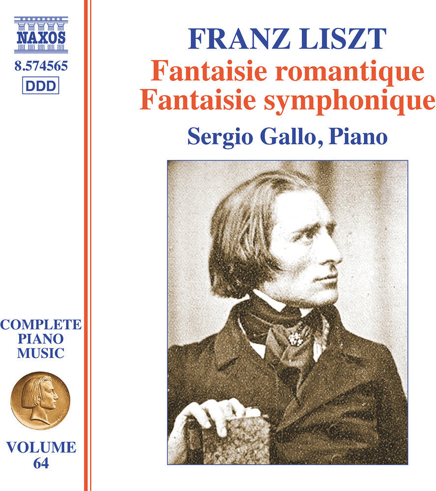 Liszt / Gallo - Complete Piano Music Vol. 64 - Fantaisie Romantiqu [CD]