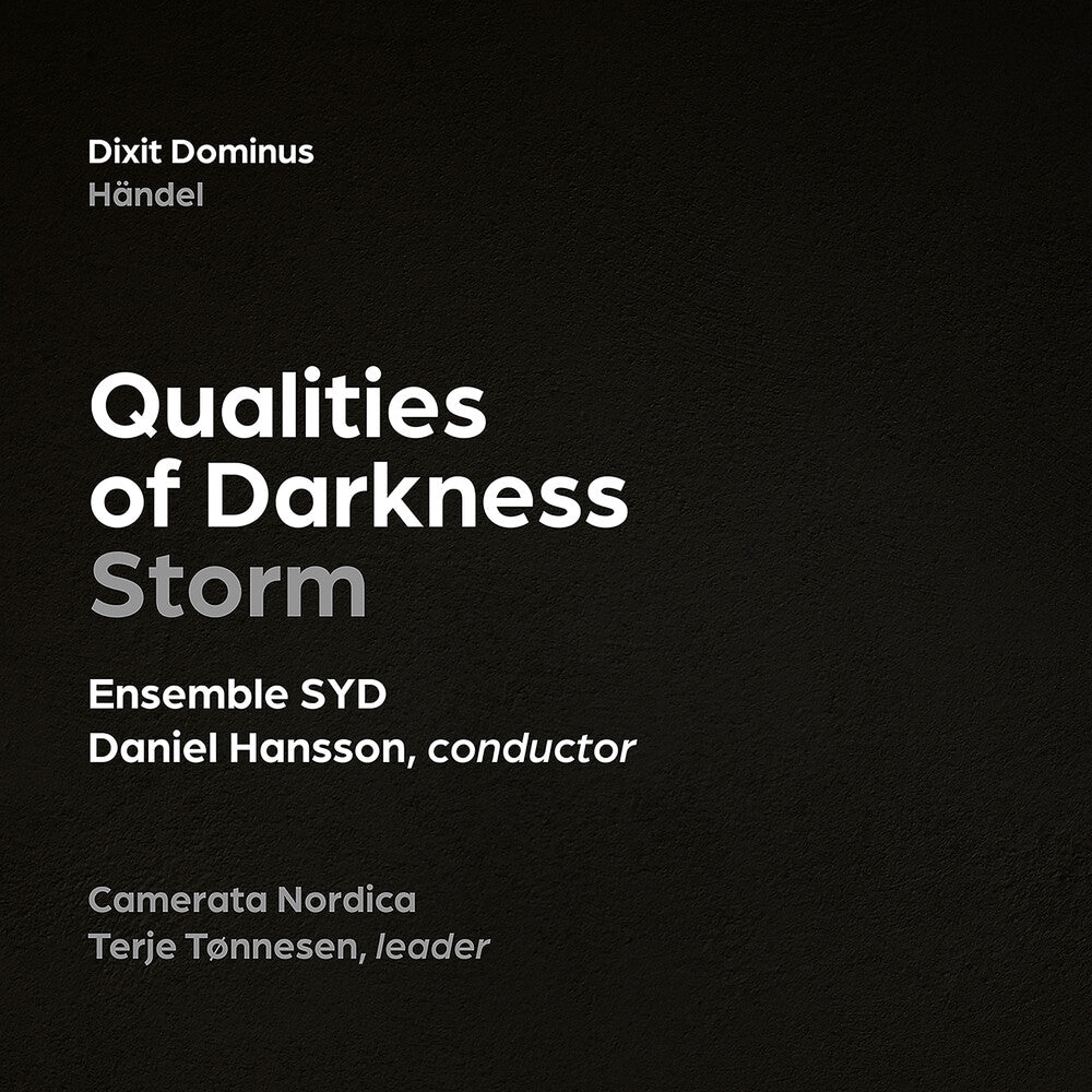 Tonnesen / Ensemble Syd / Nordica - Qualities Of Darkness [CD]