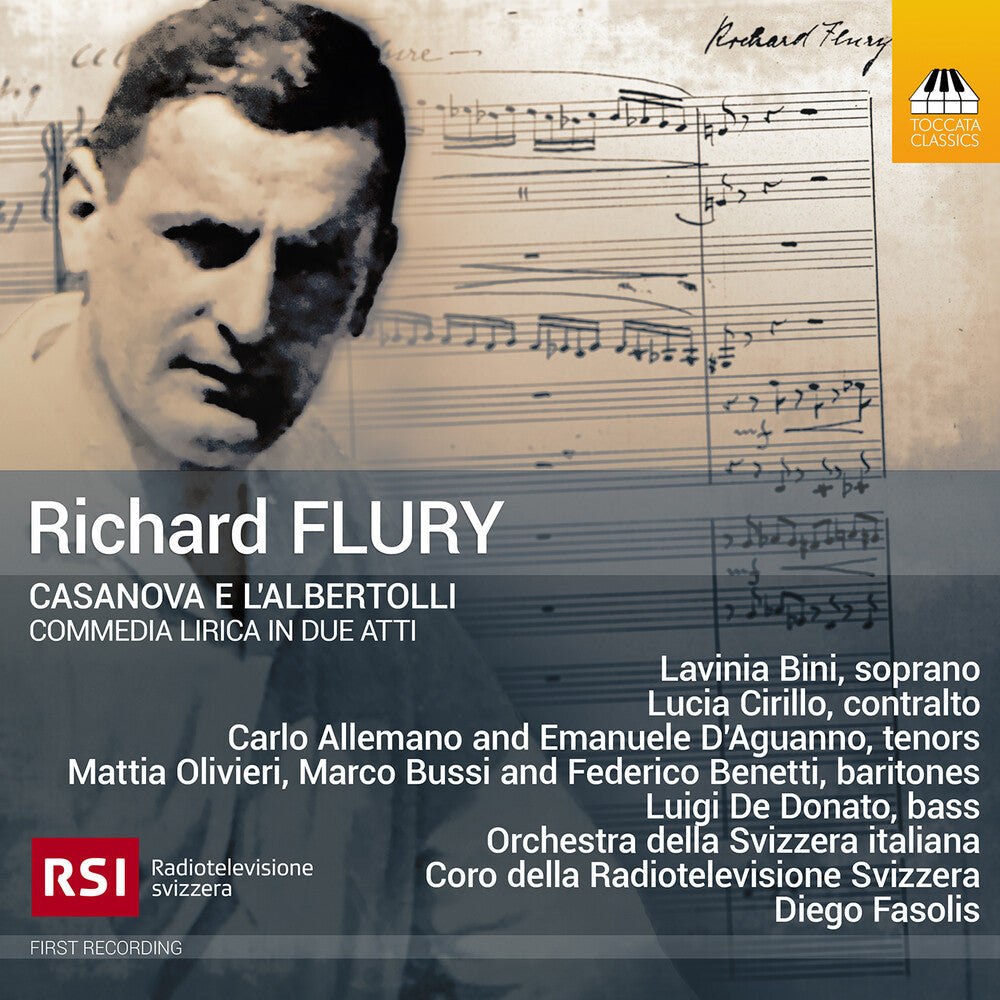 Flury / Allemano / Bini / Olivieri - Casanova E L'albertolli Comedia Lirica In Due Atti [CD]