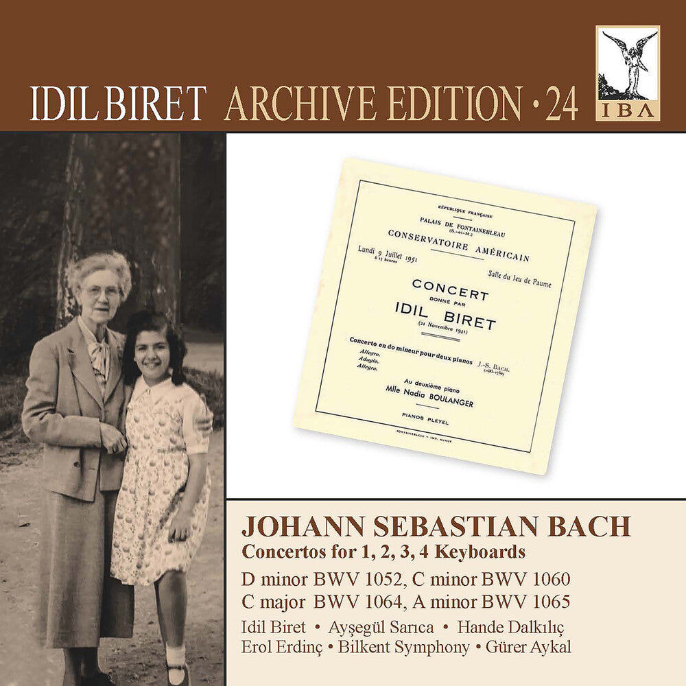 J Bach .S. / Sarica / Bilkent Symphony Orchestra - Concertos For 1, 2, 3, 4 Keyboards - Idil Biret [CD]
