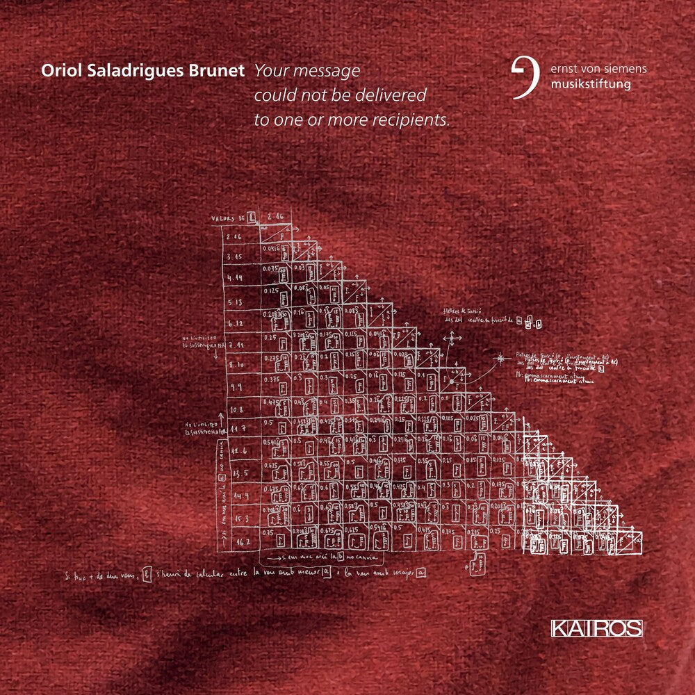 Oriol Saladrigues Brunet: Your Message Could / Var - Oriol Saladrigues Brunet: Your Message Could / Var [CD]