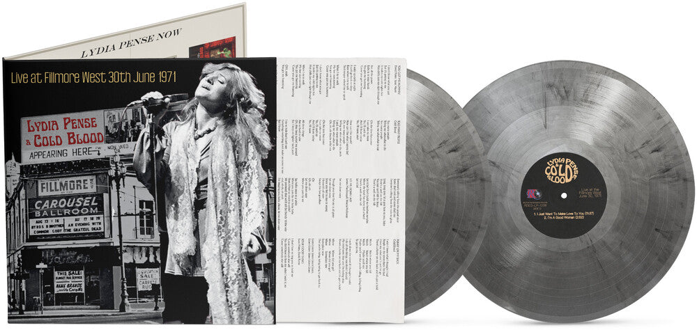 Lydia Pense  / Cold Blood - Live At Fillmore West - June 30th 1971 - Marble [LP] Vinyl Record