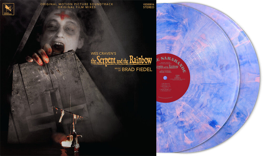 Brad Fiedel  (Blue) (Colv) (Gate) (Rex) (Foem) - Serpent & Rainbow (Film Mixes)- Orignal Score [LP] Vinyl Record