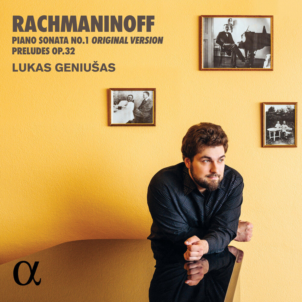 Rachmaninoff / Geniusas - Piano Sonata No. 1 (Original Version) & Preludes [CD]